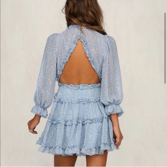 None Dresses & Skirts - Backless Boho Dress